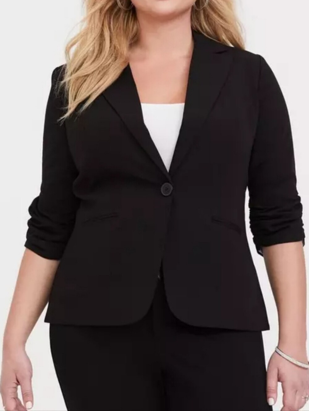 Torrid City Twill Classic Fit Blazer